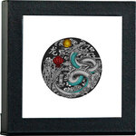 Pièce de monnaie en Argent 2000 Francs g 93.3 (3 oz) Millésime 2024 Lucky Charm YEAR OF THE DRAGON