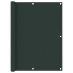 vidaXL Écran de balcon Vert foncé 120x300 cm Tissu Oxford