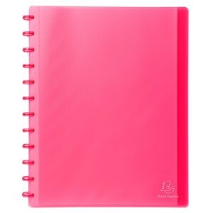 Protège-documents À Anneaux Et Pochettes Détachables 60 Vues - A4 - Rouge - Exacompta
