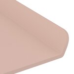 vidaXL Étagère flottante Montage mural 2 Pièces Rose 80 x 9 x 2 5 cm