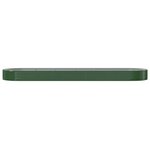 vidaXL Lit surélevé de jardin Acier galvanisé 523x140x36cm Vert