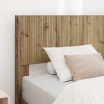 vidaXL Tête de lit Chêne artisanal PB