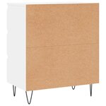 vidaXL Buffet Blanc 60x35x70 cm Bois d'ingénierie