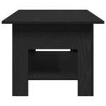 vidaXL Table basse Chêne noir 102 x 55 x 42 cm Bois d'ingénierie