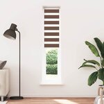 vidaXL Store zèbre marron 45x230 cm largeur du tissu 40 9 cm polyester
