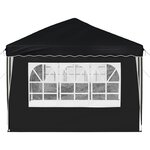 vidaXL Tente de fête pop-up 575 x 289 x 245 cm Anthracite