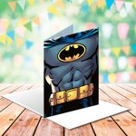 Grande carte anniversaire batman - draeger paris