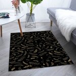 Tapis d'intérieur Noël 50 x 80 cm - Noir