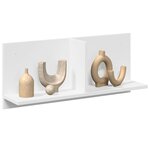 vidaXL Armoire murale 70x16 5x30 cm blanc bois d'ingénierie