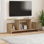 vidaXL Meuble TV Chêne artisanal 102 x 35 x 45 cm Bois d'ingénierie
