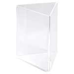 Porte-visuel Tryptique A6 - Cristal - X 20 - Exacompta