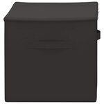 vidaXL Boîte de rangement 6 Pièces Anthracite 55 x 35 x 32 cm