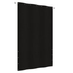 vidaXL Écran de balcon Noir 140x240 cm Tissu Oxford