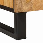 vidaXL Cabinet de chevet Naturel 50 x 33 x 60 cm Bois de mangue massif