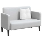 vidaXL Coussin de Dos Blanc 45 x 24 x 50 cm tissu