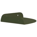 vidaXL Étagère flottante avec étagère 4 Pièces Vert olive 15 x 15 x 2 cm