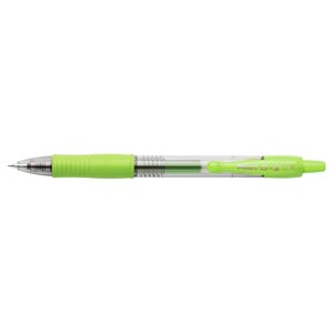 Stylo roller g-2 07 encre gel pointe moyenne citron vert x 12 pilot