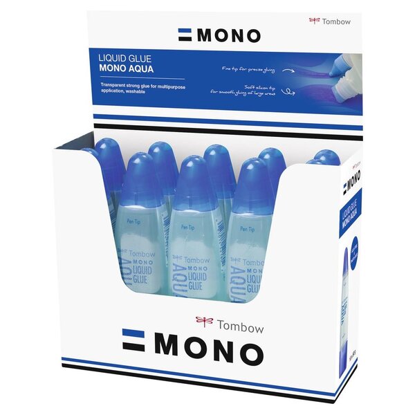 Set de 10 MONO AQUA colle liquide 50 ml TOMBOW