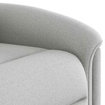 vidaXL Fauteuil inclinable gris nuage tissu