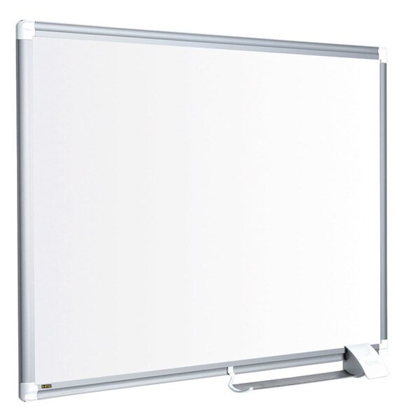 Tableau blanc Maya New Generation, surface en émail, magnétique, cadre en aluminium, 1500 x 1000 mm