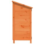 vidaXL Abri de jardin Marron 59 x 56 x 113 5 cm Bois de Sapin Massif