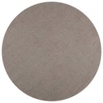 vidaXL Tapis d'intérieur LUGO Crème et Taupe Ø 120 cm Polyester