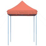 vidaXL Tente de fête 200 x 200 x 306 cm Terre cuite Tissu Oxford