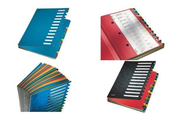 Trieur Deskorganizer Color, A4, 1- 12, rouge LEITZ