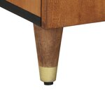vidaXL Meuble TV 105x33x46 cm en bois massif de manguier