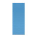 vidaXL Store plissé bleu 70x200 cm largeur du tissu 69 4 cm polyester