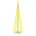 vidaXL Arbre de Noël cône 3000 LED Blanc chaud 230x800 cm