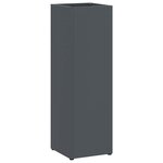 vidaXL Porte-parapluie Anthracite 15 5 x 15 5 x 49 cm Acier