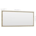 vidaXL Ensemble de meubles de salle de bain 2 Pièces chêne sonoma