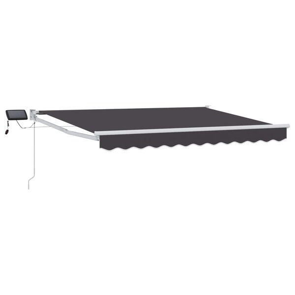 vidaXL Store rétractable manuel avec LEDs 3 5 x 2 m