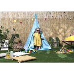 Badabulle Tipi Jungle pour Enfant Anti-UV FPS 50+ Matelas Waterproof Evolutif 100x100x120cm