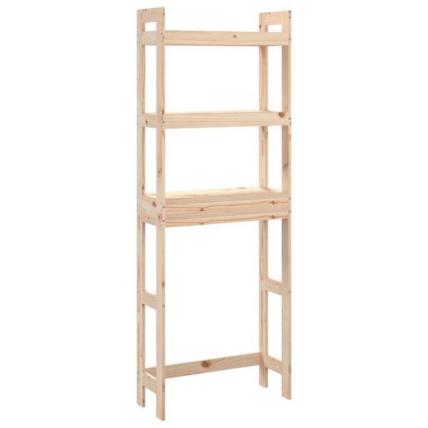 vidaXL Étagère de toilette 63x26x171 cm Bois de pin massif