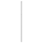 vidaXL Tête de lit métal blanc 180 cm