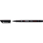 Stylo-feutre ohp pen permanent pointe moyenne 1mm encre indélébile noir STABILO