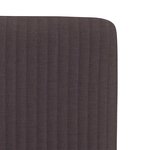 vidaXL Chaises à manger lot de 2 marron foncé tissu