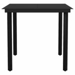 vidaXL Ensemble à manger jardin coussins 5 Pièces gris poly rotin verre