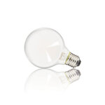 Ampoule led g80 opaque  culot e27  conso. 6 5w  806 lumens  blanc chaud