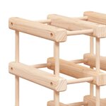 vidaXL Casier à vin pour 12 bouteilles 36x23x36 cm bois massif de pin