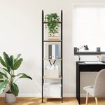 vidaXL Étagère Chêne sonoma 40 x 30 x 183 cm Bois d'ingénierie