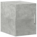 vidaXL Armoire de rangement mince gris béton 30x42 5x225 cm