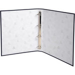 EXACOMPTA - Classeur a anneaux - Dos 40 mm - 21 x 29,7 - 4 anneaux - Remborde plastique 18/10eme - Couleur noire