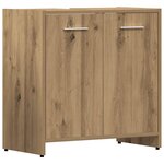 vidaXL Ensemble de meubles salle de bain 4 Pièces bois d'ingénierie