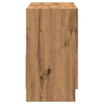 vidaXL Armoire d'évier chêne artisanal 63x30x54 cm bois d'ingénierie