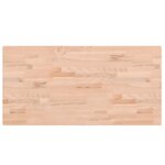 vidaXL Étagère de vasque murale acier et bois massif de hêtre