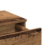 vidaXL Coiffeuse Bois Ancien 100 x 40 x 130 cm Bois d'ingénierie