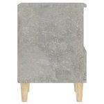 vidaXL Tables de chevet 2 Pièces Gris béton 40x35x50 cm